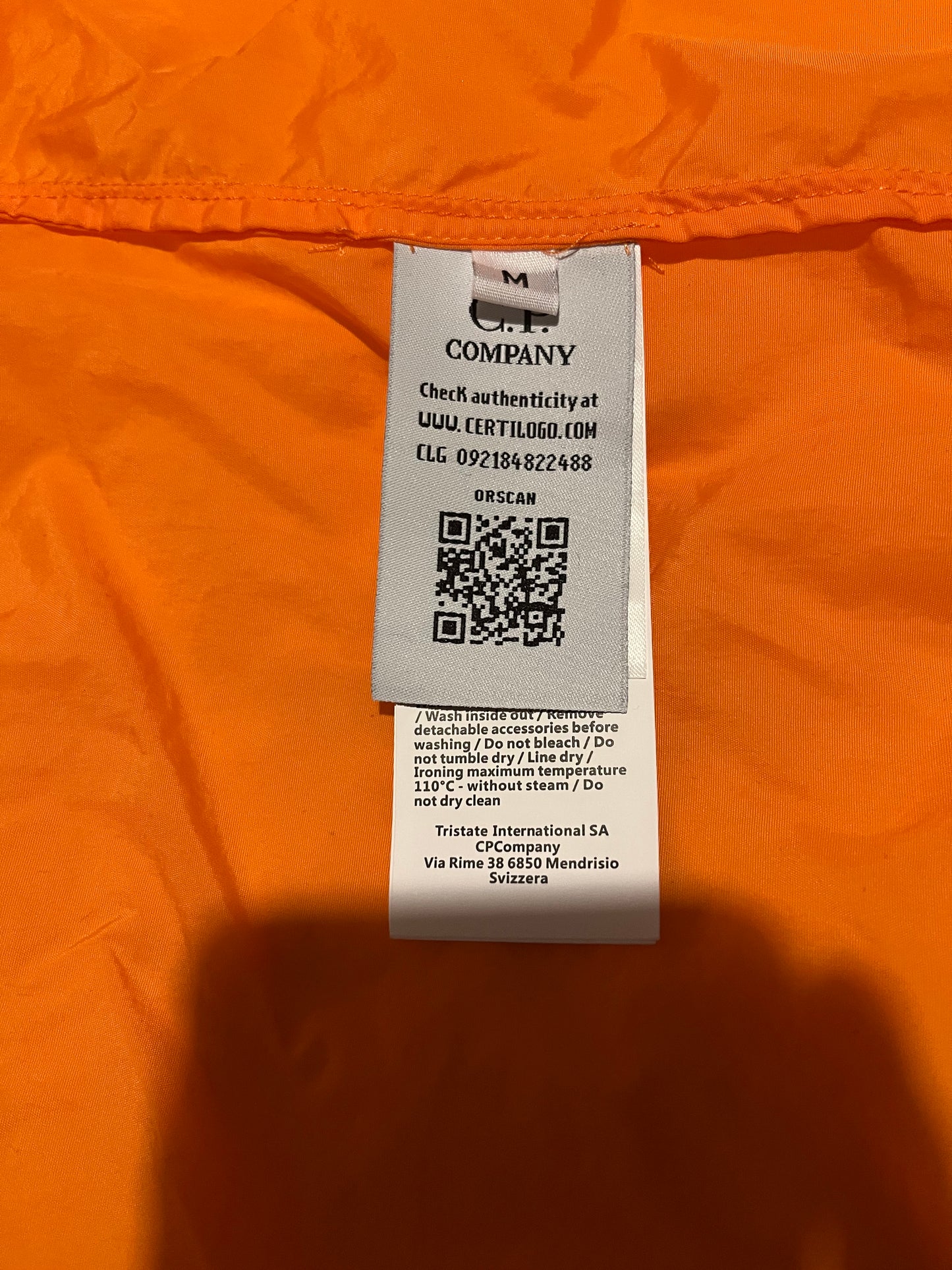 Veste CP Company coupe vent à lunette