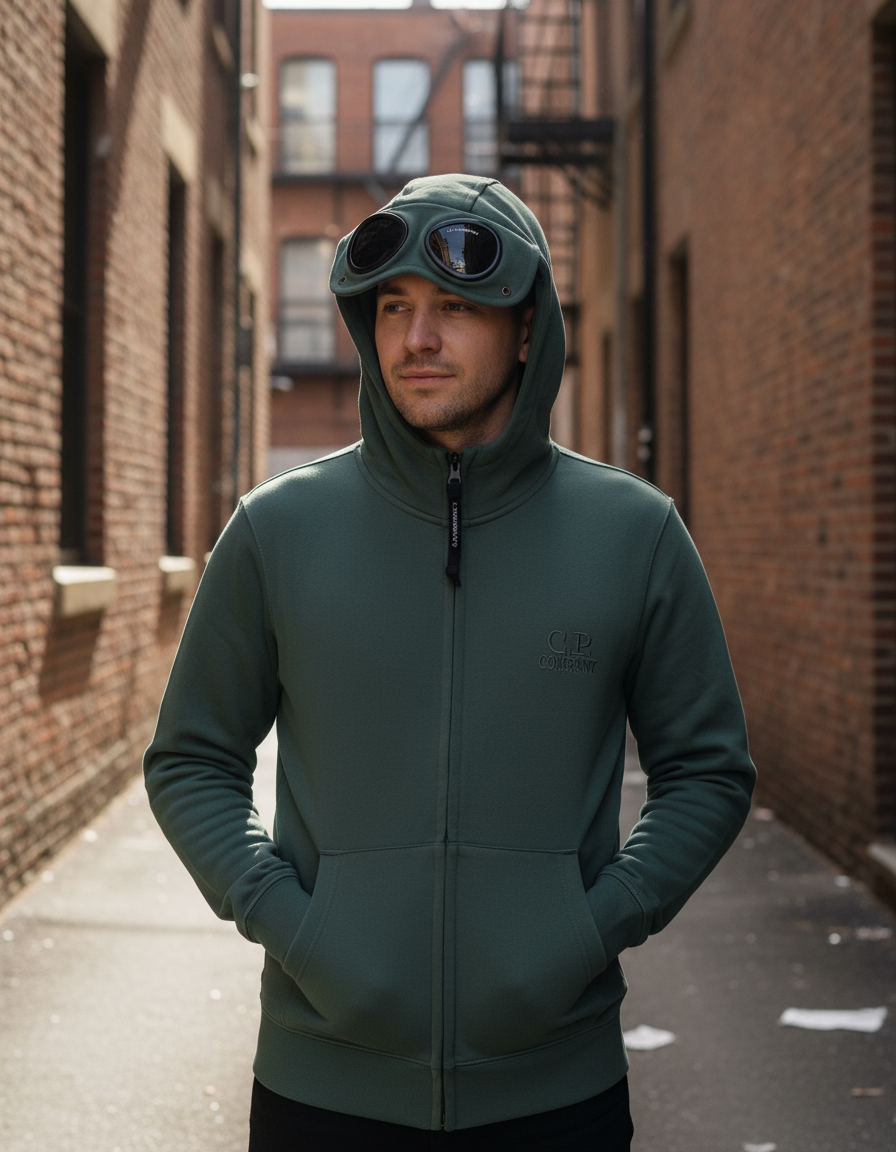 Gilet Zipé CP Company à lunette